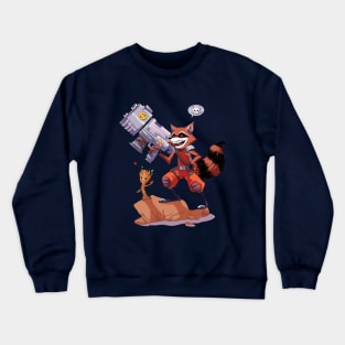 Bad raccoon Crewneck Sweatshirt